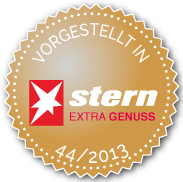 Gütesiegel Vorgestellt im Stern 44/2013