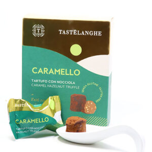 Trüffelpralinen Karamell mit Piemont Haselnüssen IGP, Tastelanghe 110g