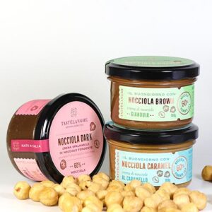 Probierset Nuss-Nougat-Cremes von Tastelanghe 3x100g