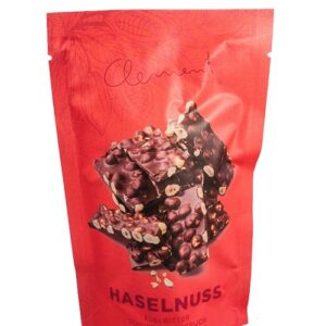 Haselnuss Edelbitter Schokoladenbruch von Clement Chococult, 120g